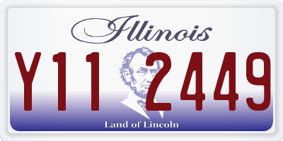 IL license plate Y112449