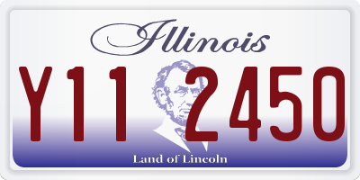 IL license plate Y112450