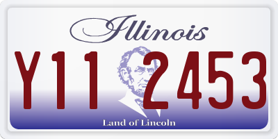IL license plate Y112453