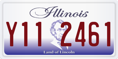 IL license plate Y112461