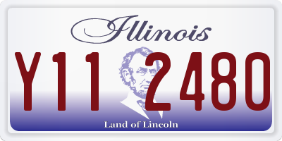 IL license plate Y112480