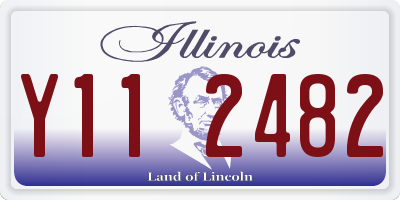 IL license plate Y112482