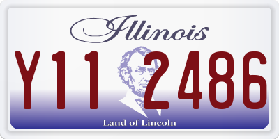 IL license plate Y112486