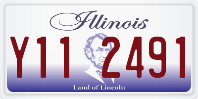 IL license plate Y112491