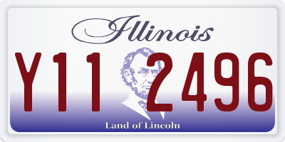 IL license plate Y112496