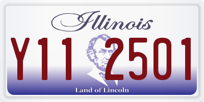 IL license plate Y112501