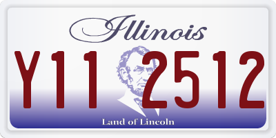 IL license plate Y112512
