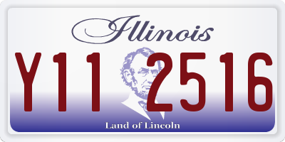 IL license plate Y112516