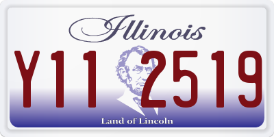 IL license plate Y112519