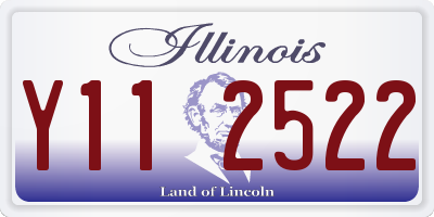 IL license plate Y112522