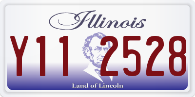 IL license plate Y112528