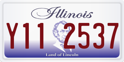 IL license plate Y112537