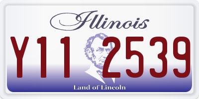 IL license plate Y112539