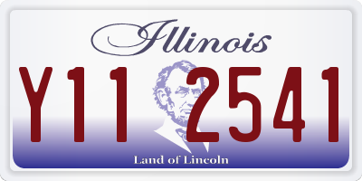 IL license plate Y112541