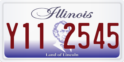 IL license plate Y112545