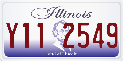 IL license plate Y112549