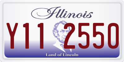 IL license plate Y112550