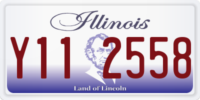 IL license plate Y112558