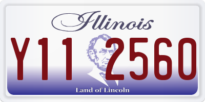 IL license plate Y112560
