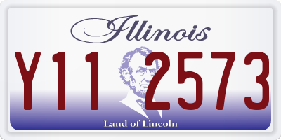 IL license plate Y112573