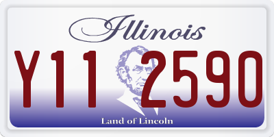 IL license plate Y112590