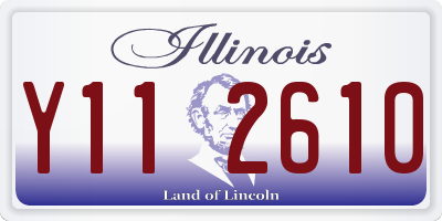 IL license plate Y112610