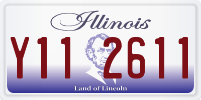 IL license plate Y112611