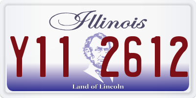 IL license plate Y112612