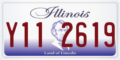 IL license plate Y112619