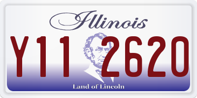 IL license plate Y112620