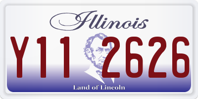 IL license plate Y112626
