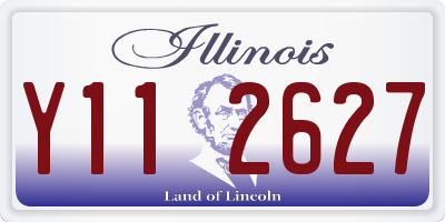 IL license plate Y112627