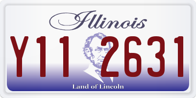 IL license plate Y112631