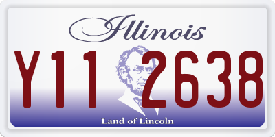 IL license plate Y112638
