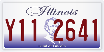 IL license plate Y112641