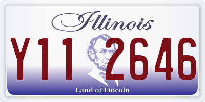 IL license plate Y112646