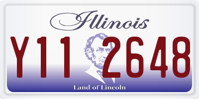 IL license plate Y112648