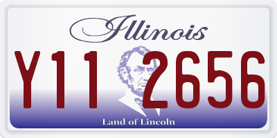 IL license plate Y112656