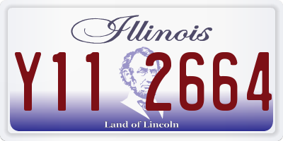 IL license plate Y112664