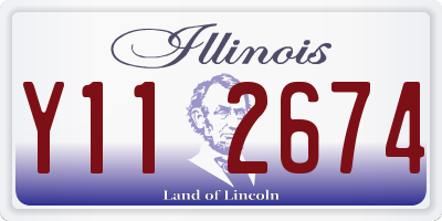IL license plate Y112674