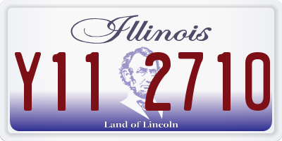 IL license plate Y112710