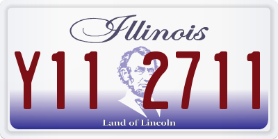IL license plate Y112711