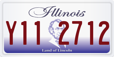 IL license plate Y112712