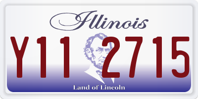 IL license plate Y112715