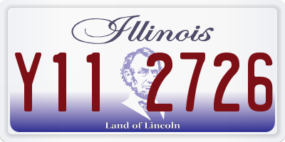 IL license plate Y112726