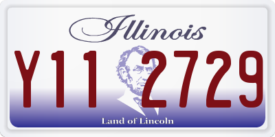 IL license plate Y112729