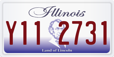 IL license plate Y112731
