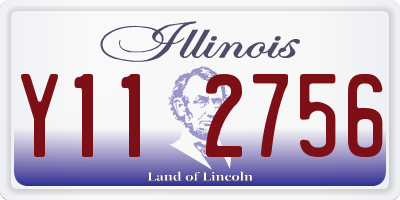 IL license plate Y112756