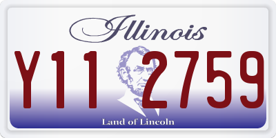 IL license plate Y112759
