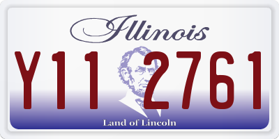 IL license plate Y112761